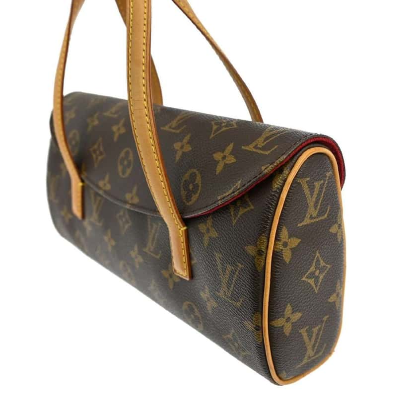 Louis Vuitton Sonatine Handbag Brown Canvas Good condition - Model View