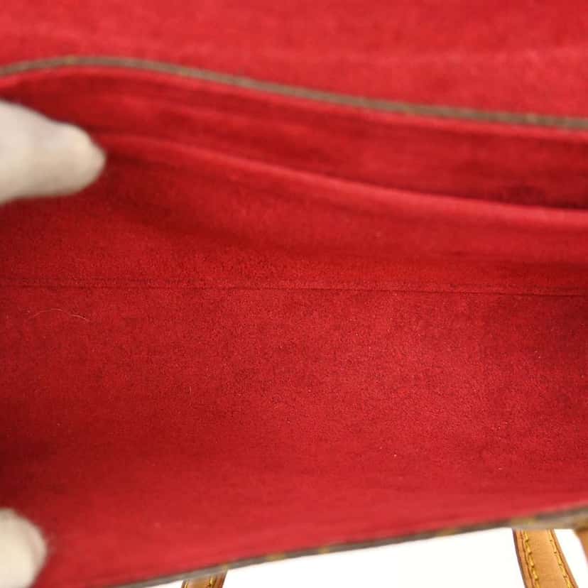 Louis Vuitton Sonatine Handbag Brown Canvas Good condition - Box View