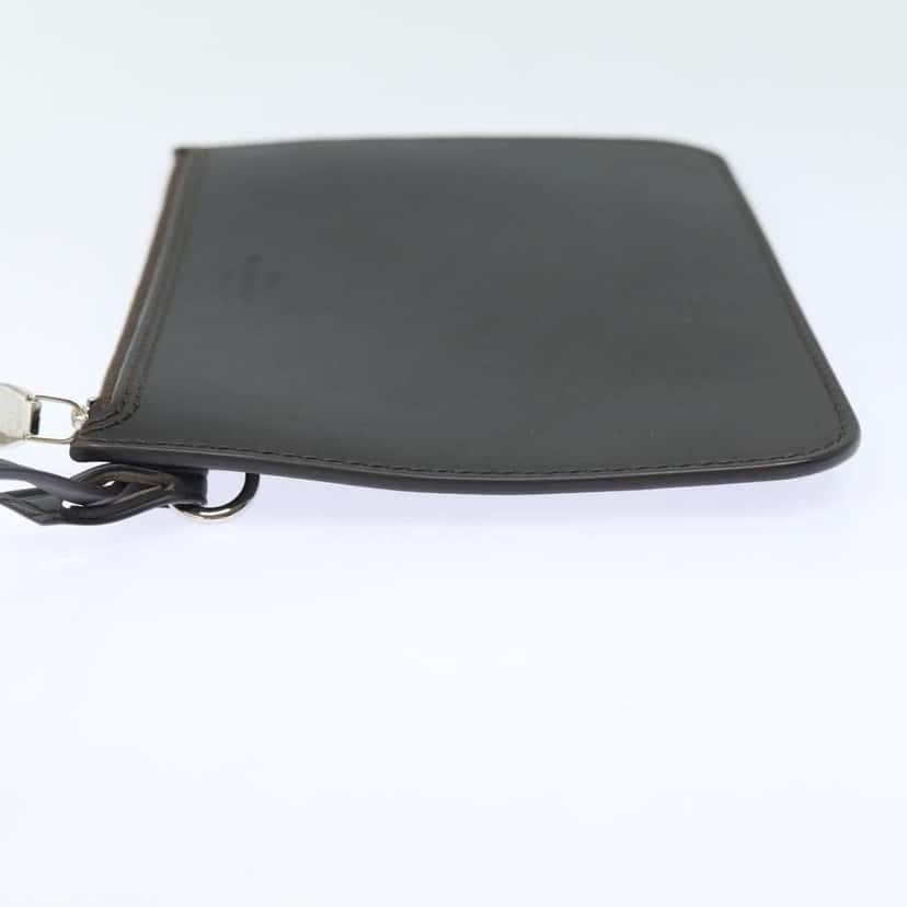 Louis Vuitton Neverfull Pochette Brown Leather Very good condition - Inside View