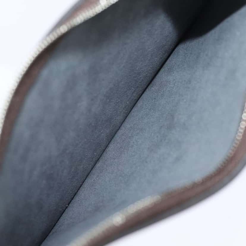 Louis Vuitton Neverfull Pochette Brown Leather Very good condition - Box View