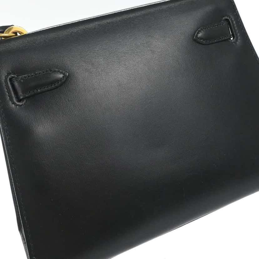 Hermès Kelly Mini II Bag Black Good condition - Box View