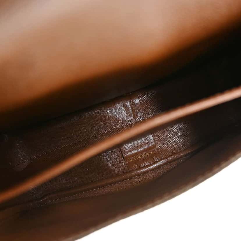 Louis Vuitton Cartouchiere Handbag Brown Canvas Fair condition - Inside View