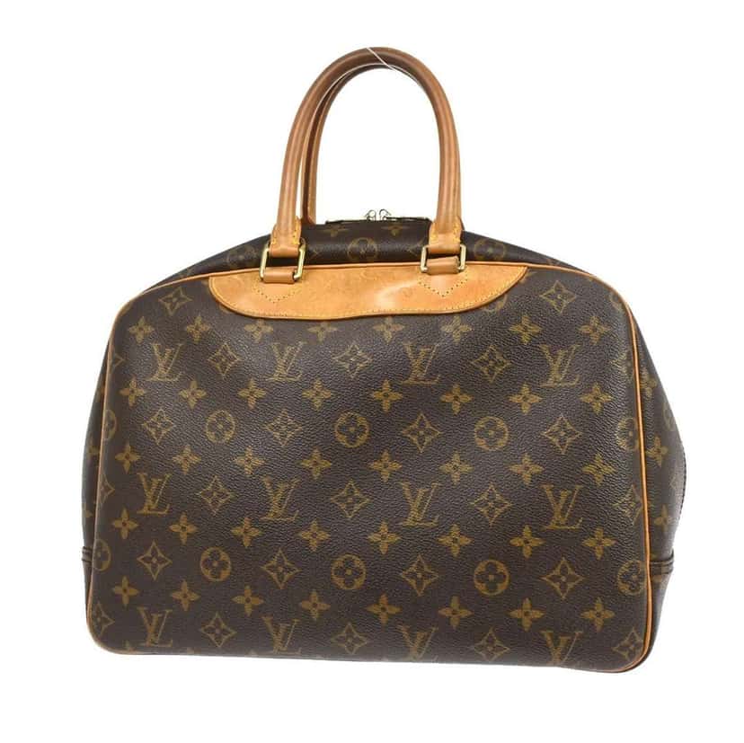 Louis Vuitton Deauville Handbag Brown Canvas Good condition - Back View