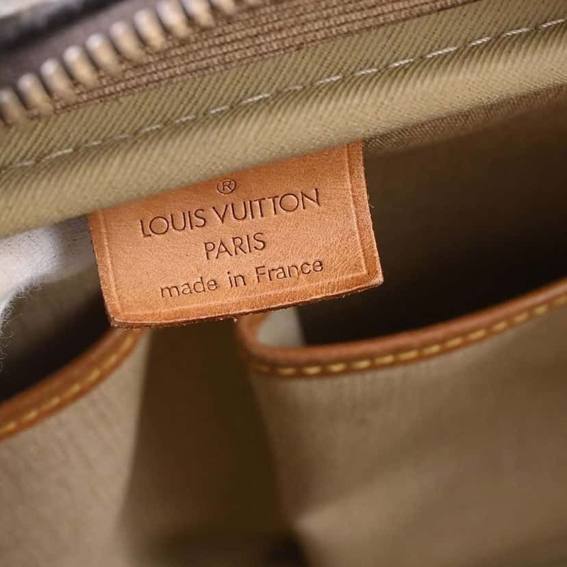 Louis Vuitton Deauville Handbag Brown Canvas Good condition - Model View