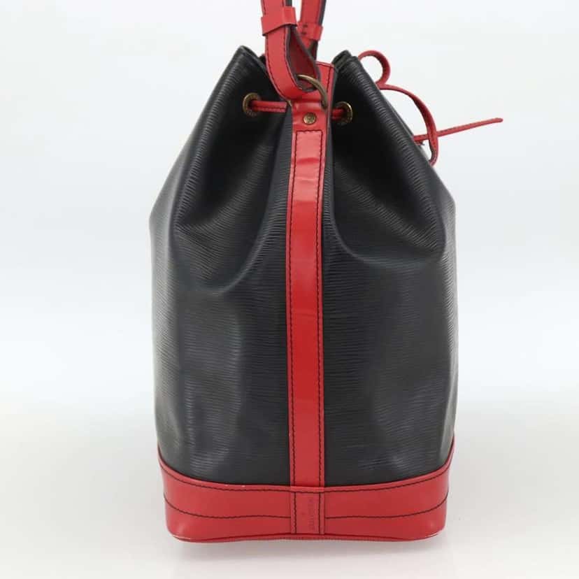 Louis Vuitton Bicolor Noe Handbag Black Leather Fair condition - Inside View