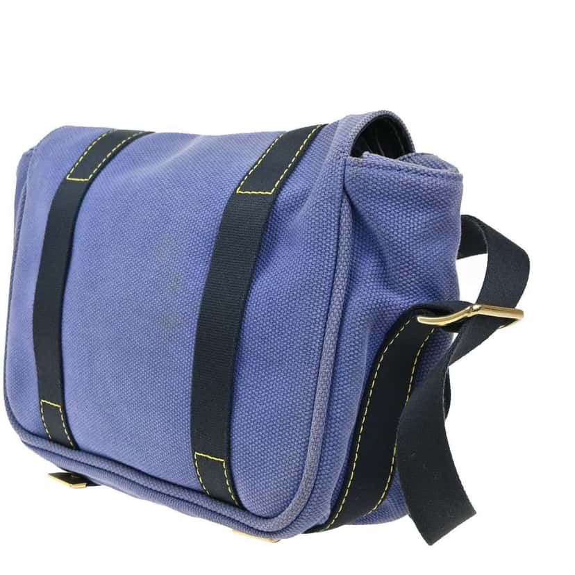 Louis Vuitton Antigua Besace Messenger Bag Blue Canvas Good condition - Inside View