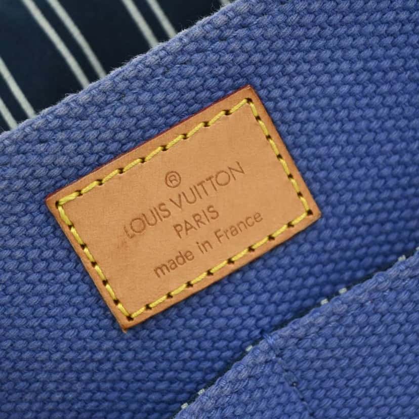 Louis Vuitton Antigua Besace Messenger Bag Blue Canvas Good condition - Box View