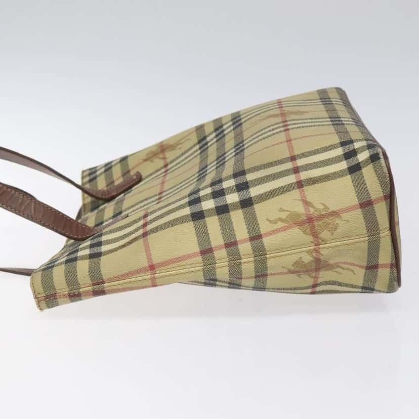 Burberry Top Handle Tote Beige Canvas Good condition - Model View