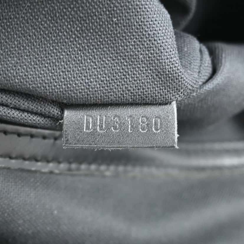 Louis Vuitton Tadao Handbag Black Canvas Fair condition - Box View