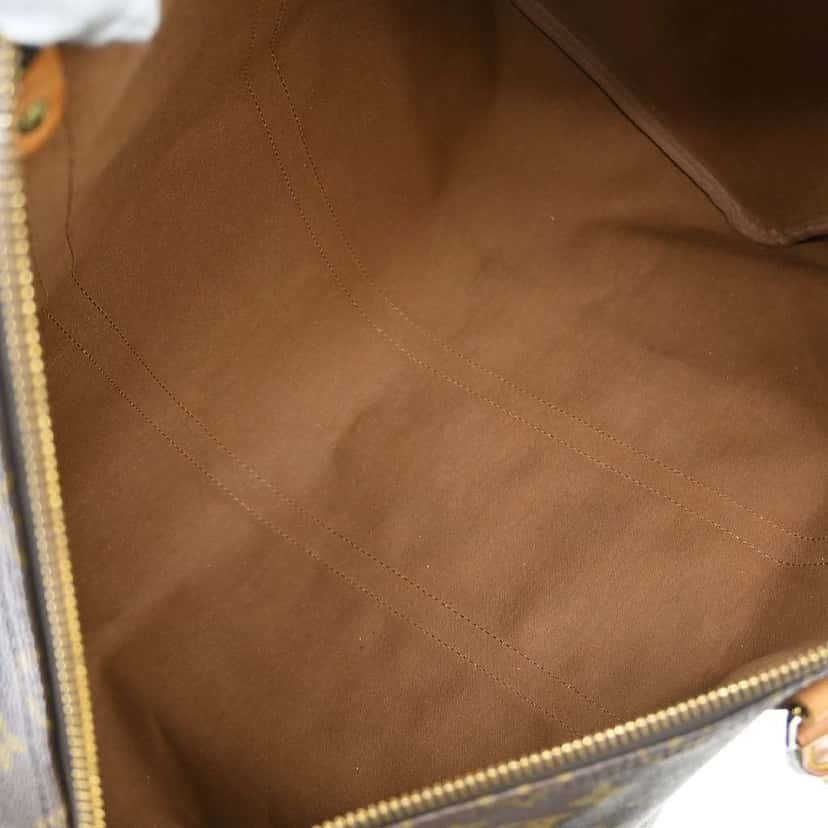 Louis Vuitton Keepall Bag Brown Canvas Fair condition - Inside View