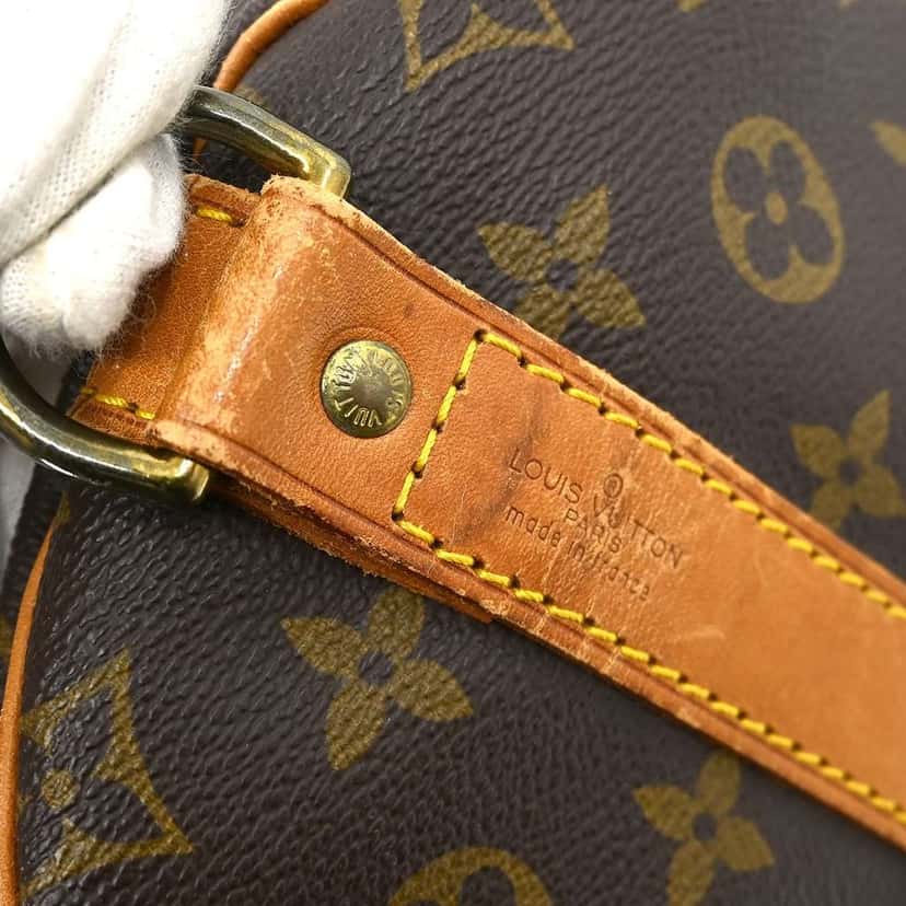 Louis Vuitton Keepall Bag Brown Canvas Fair condition - Box View