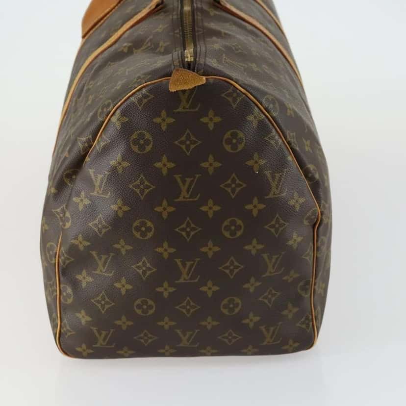 Louis Vuitton Keepall Bag Brown Canvas Fair condition - Inside View