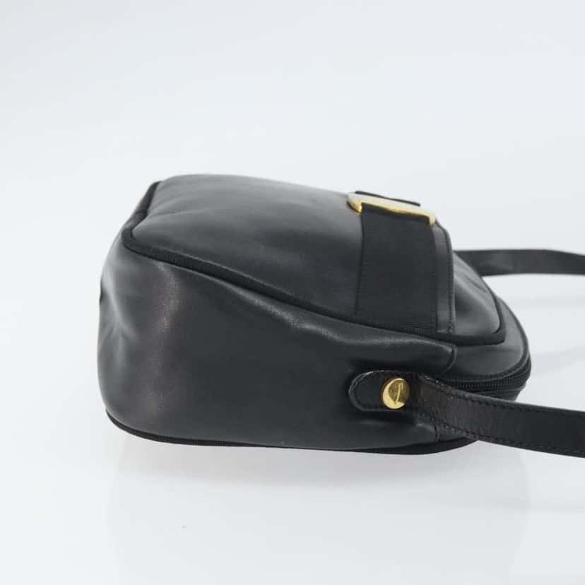 Salvatore Ferragamo Vara Bow camera Shoulder Bag Black Leather Good condition - Inside View