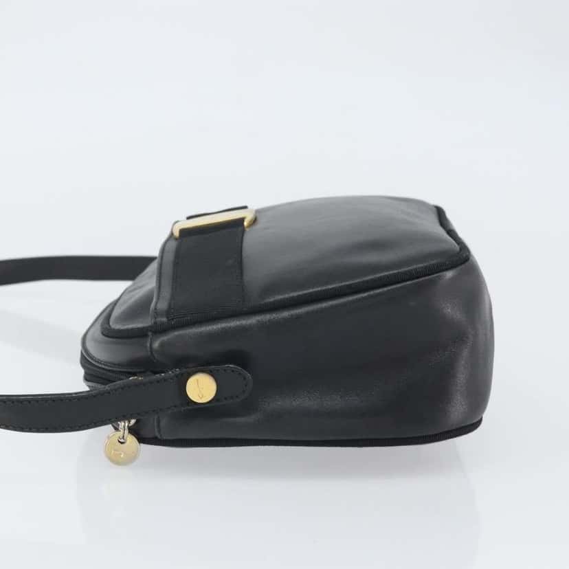 Salvatore Ferragamo Vara Bow camera Shoulder Bag Black Leather Good condition - Model View