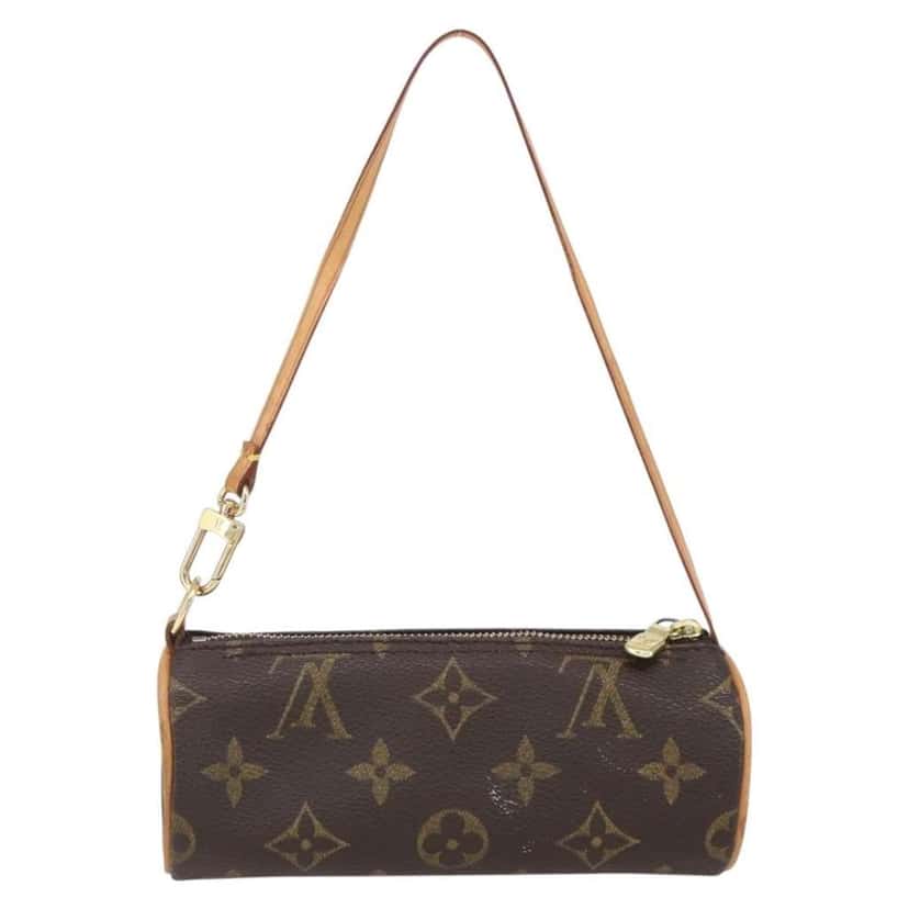 Louis Vuitton Papillon Pochette Brown Canvas Good condition - Back View