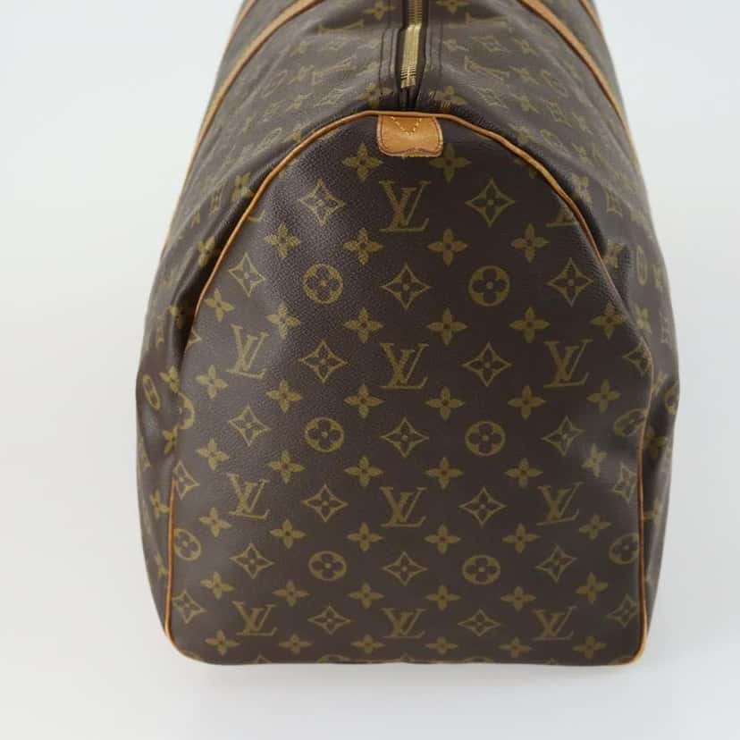 Louis Vuitton Keepall Bag Brown Canvas Fair condition - Inside View