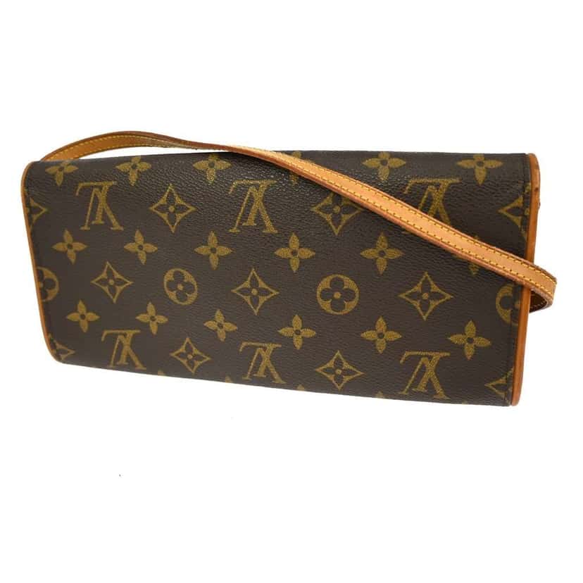 Louis Vuitton Twin Handbag Brown Canvas Fair condition - Back View