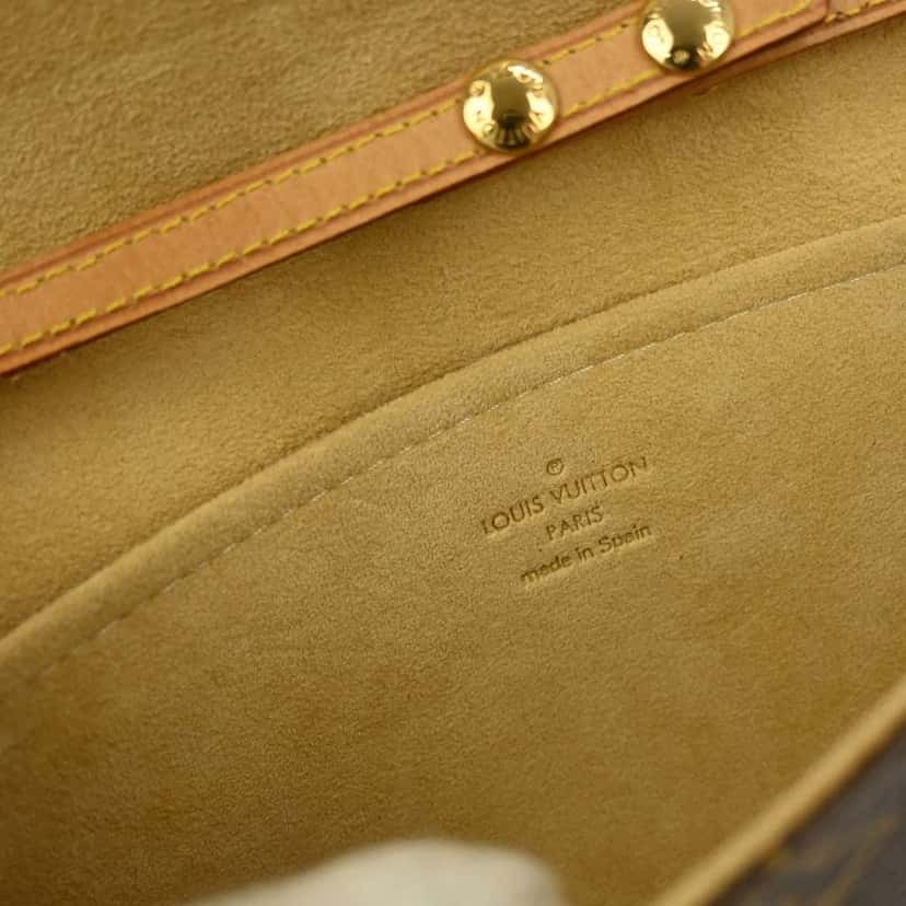Louis Vuitton Twin Handbag Brown Canvas Fair condition - Model View