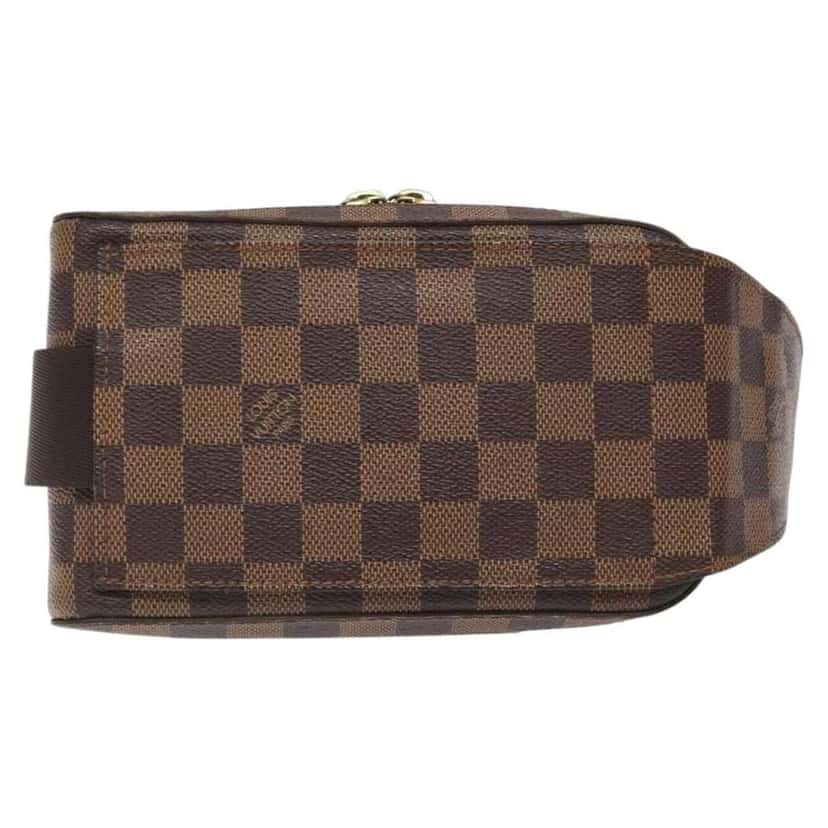 Louis Vuitton Geronimos Waist Bag Brown Canvas Good condition - Back View