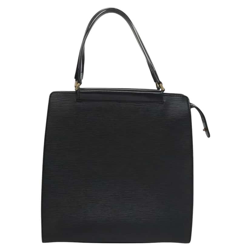 Louis Vuitton Figari Handbag Black Leather Fair condition - Front View