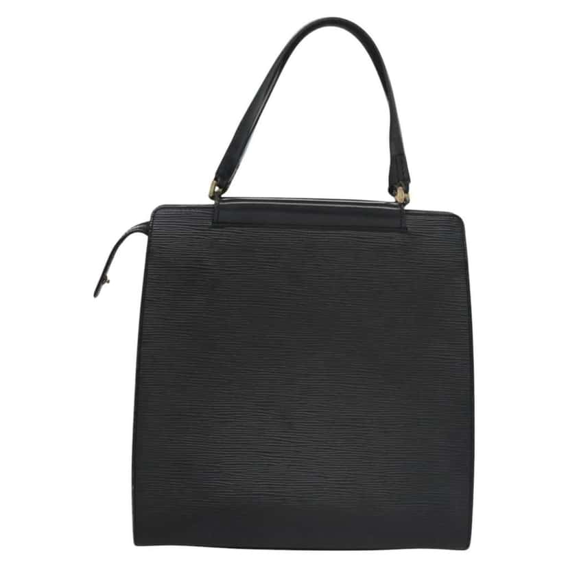 Louis Vuitton Figari Handbag Black Leather Fair condition - Back View