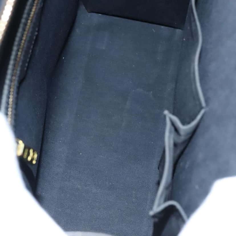 Louis Vuitton Figari Handbag Black Leather Fair condition - Box View