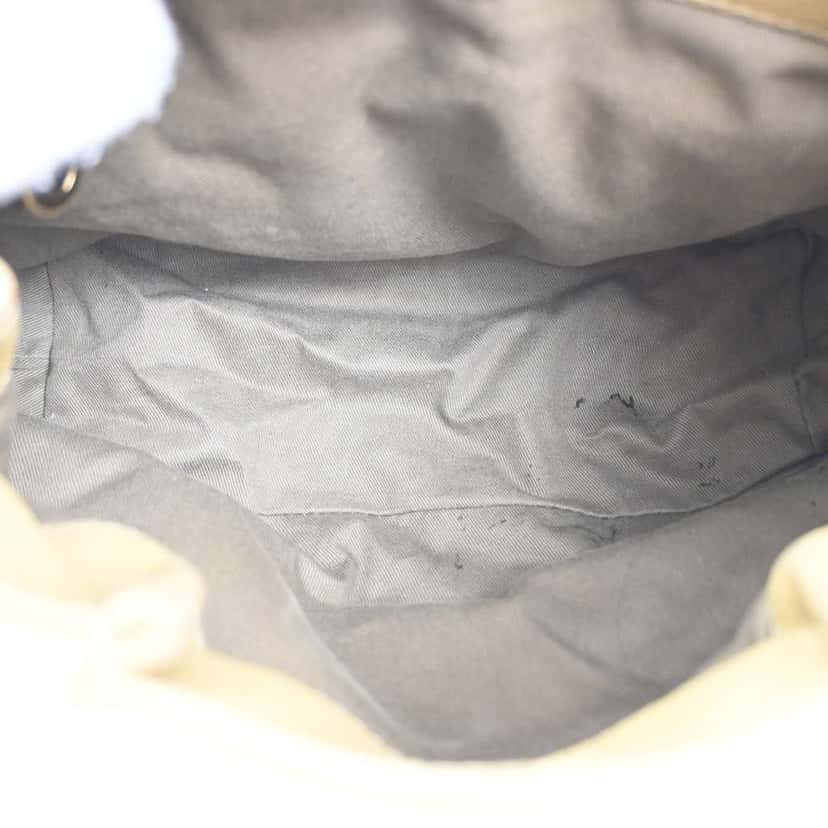 Chloe Elsie Shoulder Bag Beige Tweed Good condition - Box View