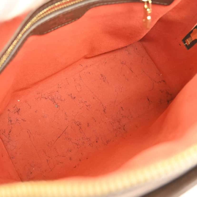 Louis Vuitton Triana Bag Brown Canvas Fair condition - Inside View