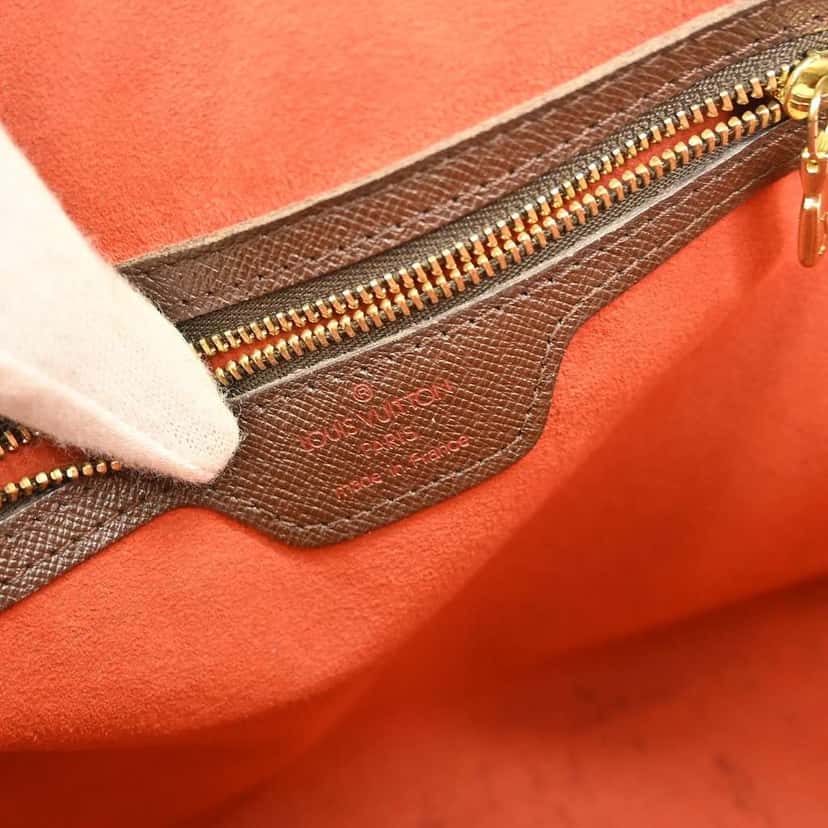 Louis Vuitton Triana Bag Brown Canvas Fair condition - Model View