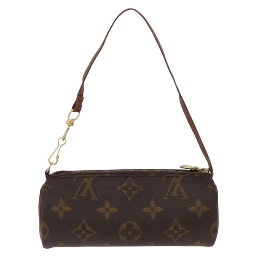 Louis Vuitton Papillon Pochette Brown Canvas Good condition - Back View