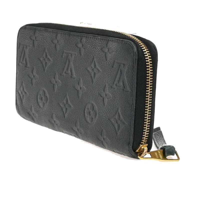 Louis Vuitton Portefeuille zippy Monogramme Empreinte Black Leather Good condition - Model View