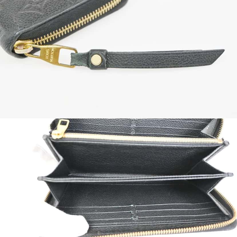 Louis Vuitton Portefeuille zippy Monogramme Empreinte Black Leather Good condition - Box View