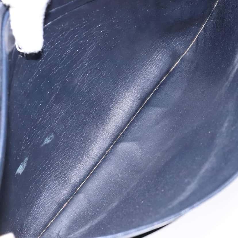 Christian Dior Vintage CD trotter Shoulder bag Navy Canvas Good condition - Box View