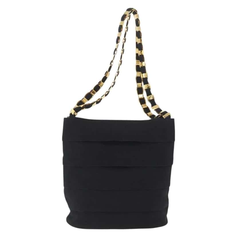 Salvatore Ferragamo Vala Shoulder Bag Black Good condition - Back View