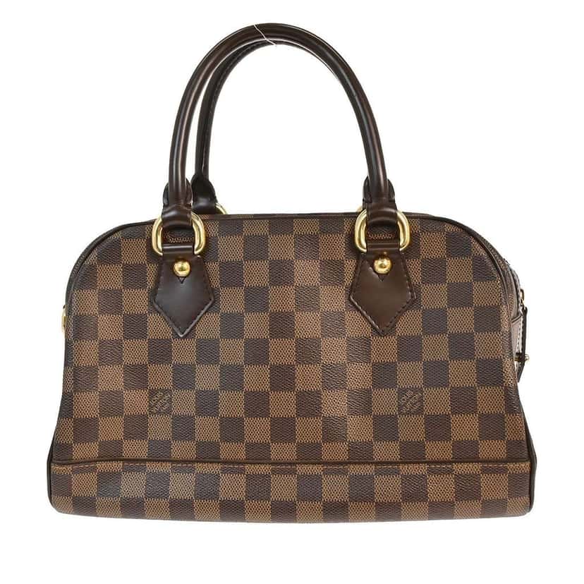 Louis Vuitton Duomo Boston Bag Brown Canvas Good condition - Back View