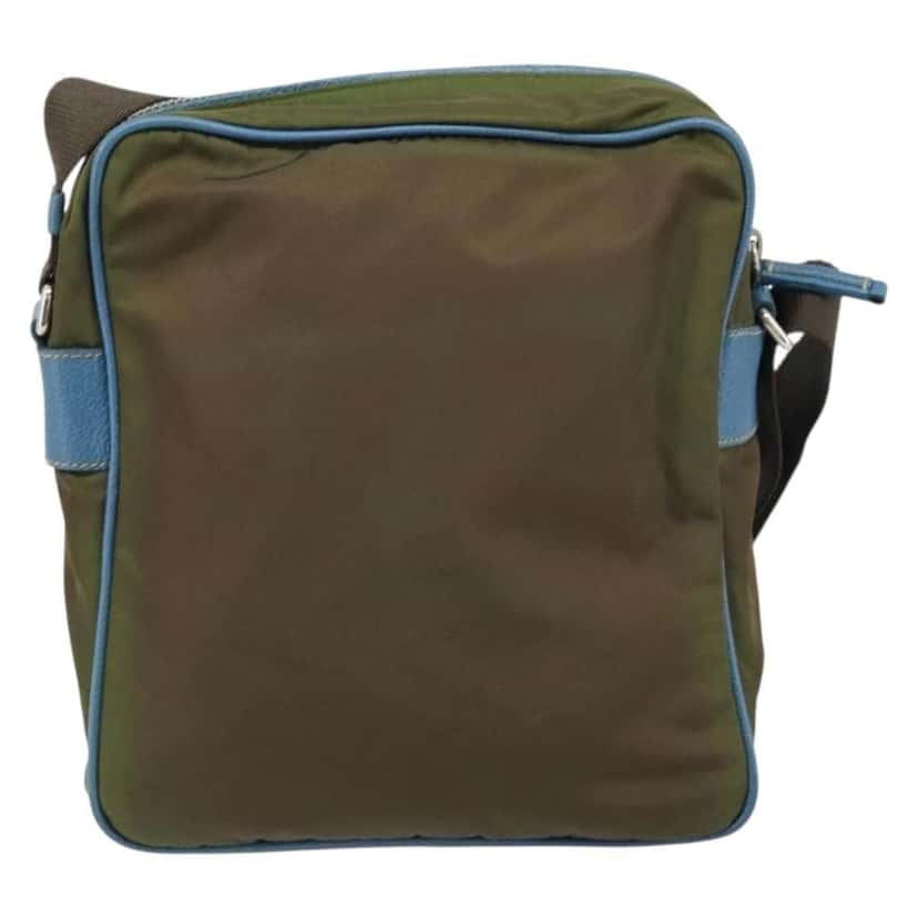 Prada Vintage Shoulder Bag Khaki Fair condition - Back View