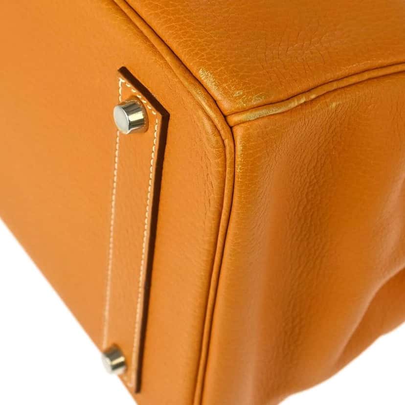 Hermès Birkin Handbag Beige Leather Good condition - Inside View