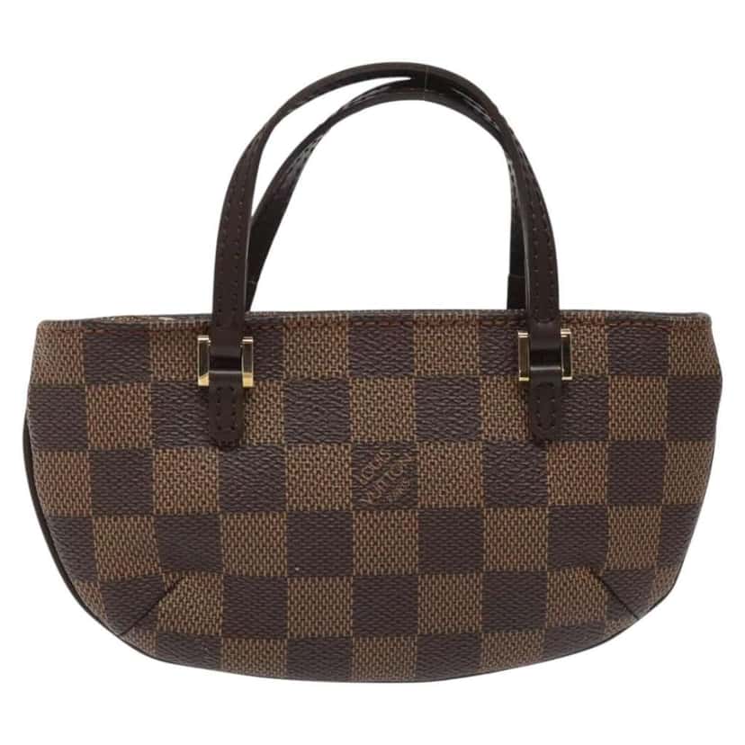 Louis Vuitton Manosque Pochette Brown Canvas Good condition - Front View