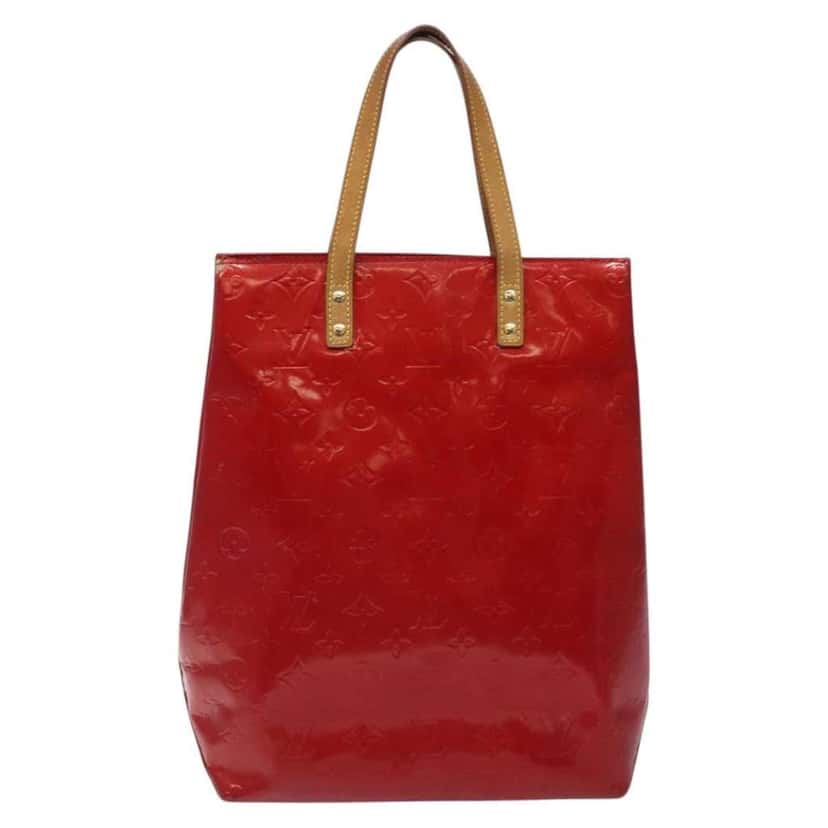 Louis Vuitton Reade Handbag Red Good condition - Front View