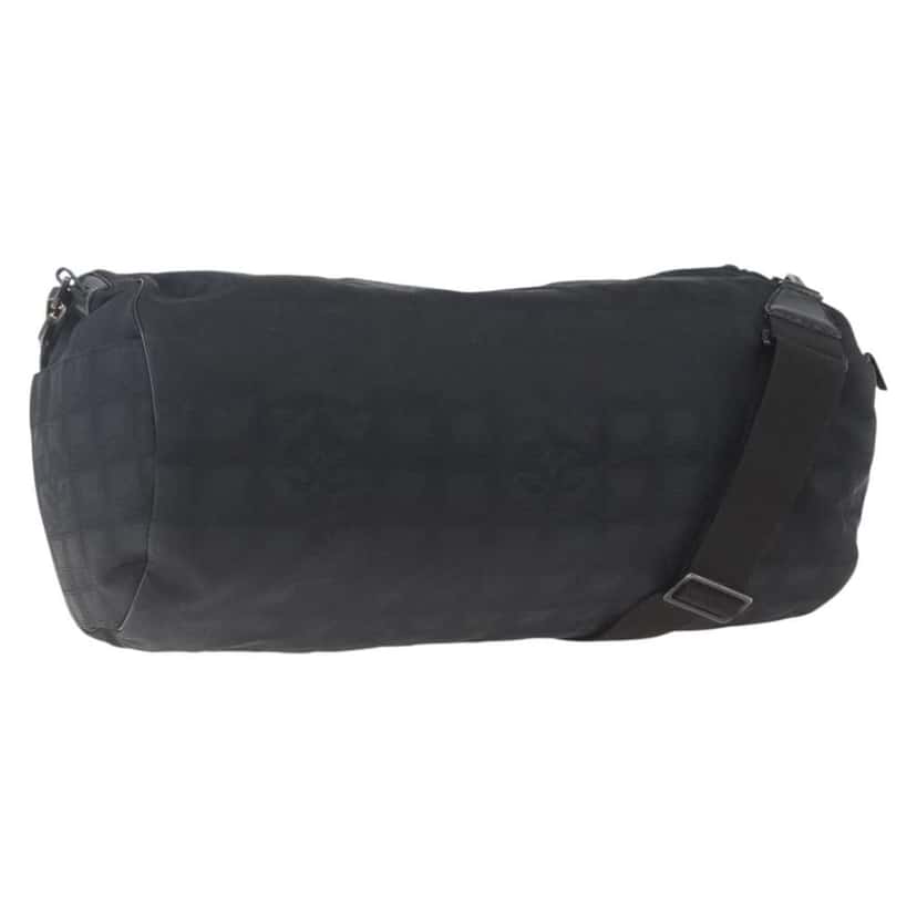 Chanel Travel Line Boston Bag Black Good condition - Front View