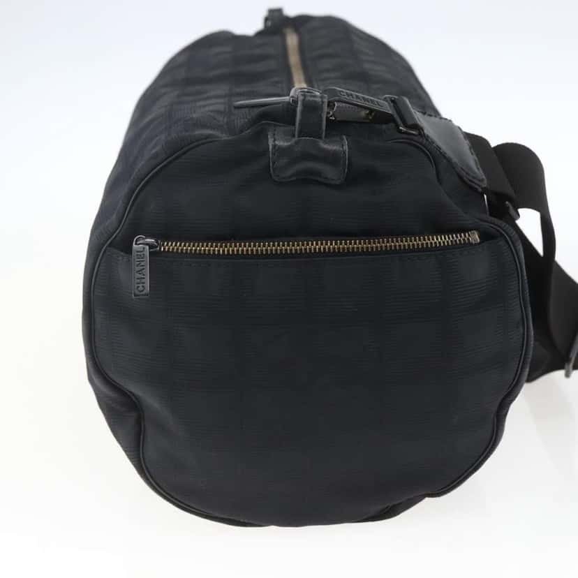 Chanel Travel Line Boston Bag Black Good condition - Model View