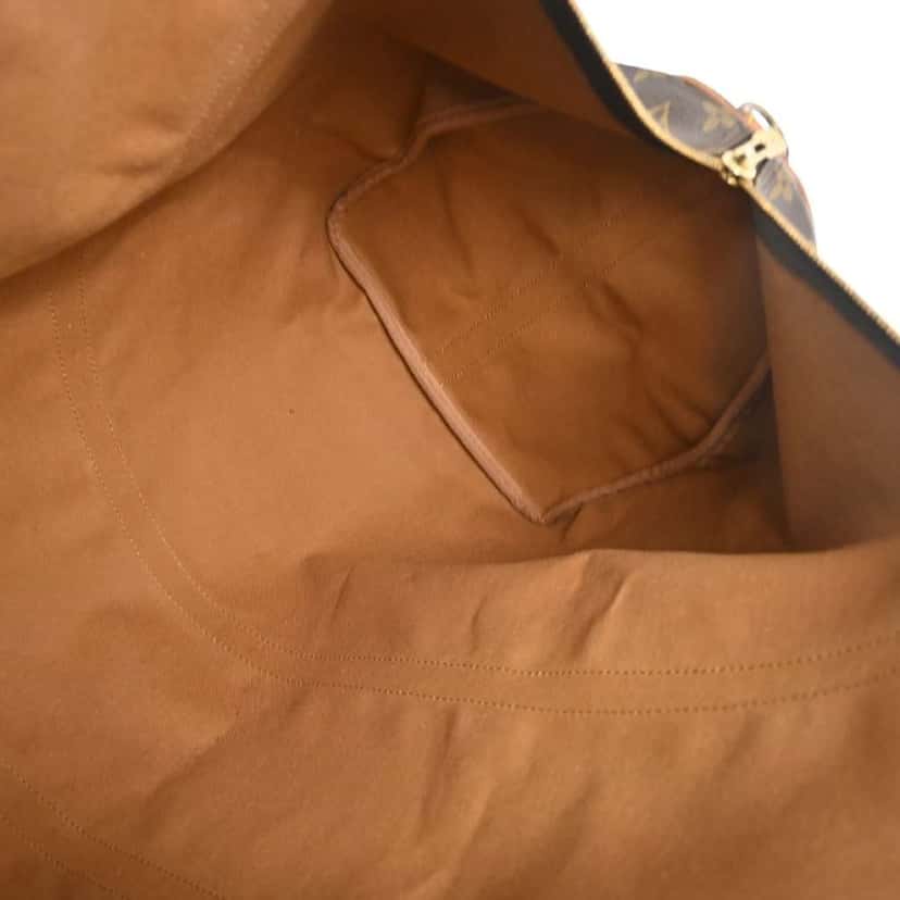 Louis Vuitton Keepall Bandouliere Bag Brown Canvas Good condition - Inside View