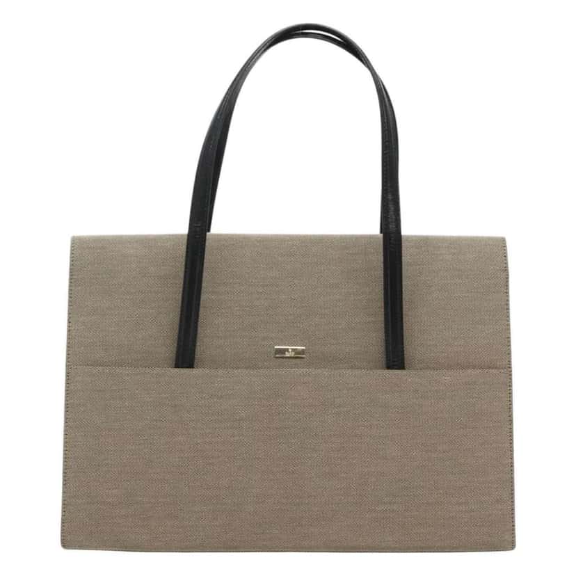 Gucci Lady Lock Handbag Beige Canvas Good condition - Back View