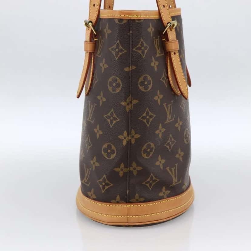 Louis Vuitton Bucket Bag Brown Canvas Good condition - Model View