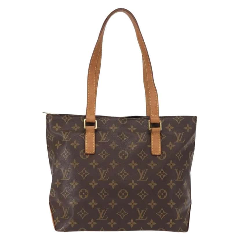 Louis Vuitton Cabas Mezzo Brown Canvas Fair condition - Front View