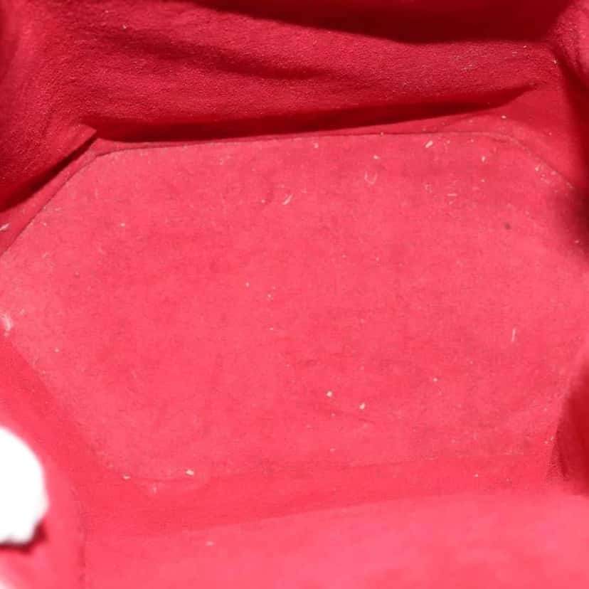 Louis Vuitton Vintage Sac d'Epaule Handbag Red Leather Fair condition - Box View