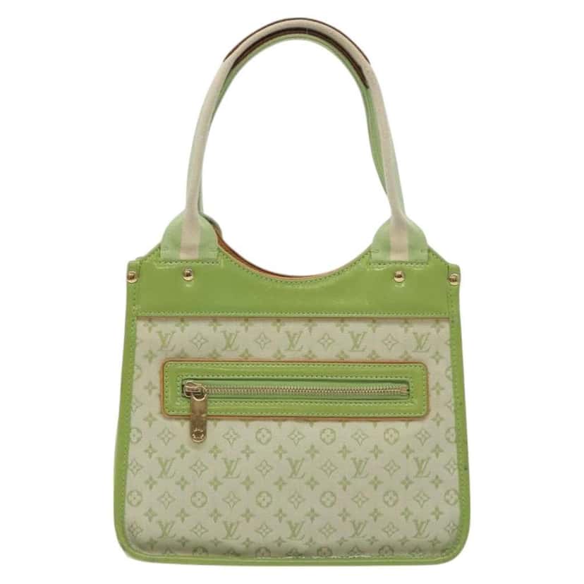 Louis Vuitton Kathleen Tote Green Canvas Good condition - Front View