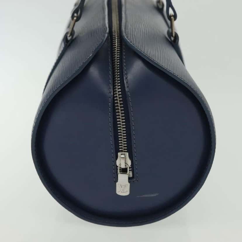 Louis Vuitton Soufflot Handbag Blue Leather Good condition - Model View
