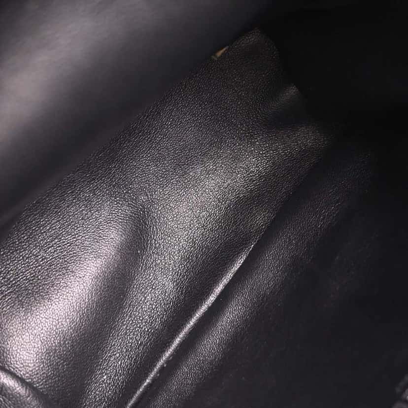 Chanel Waterfall Backpack Black Leather Good condition - Inside View