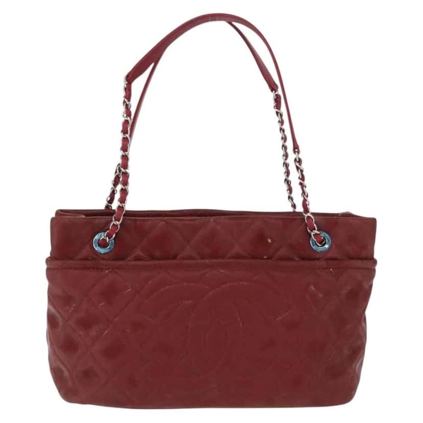 Chanel Timeless CC Soft Tote Red Fair condition - Front View